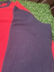Polo Ralph Lauren Colorblock Waffle-Knit Thermal Long-Sleeve Shir Size L