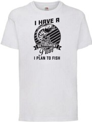 Fishing Retirement Plan Humour Novelty T Shirt Various Colours And Sizes