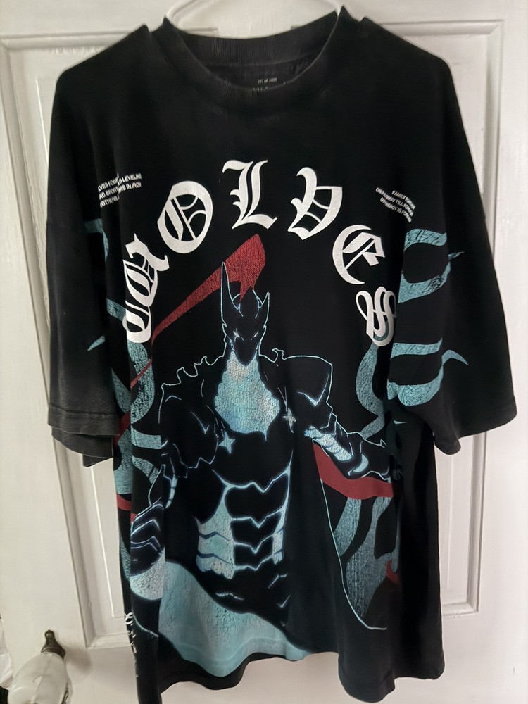 Darc Sport Solo Leveling x IGRIS ASCENDS PREMIUM OVERSIZED TEE SIZE XL