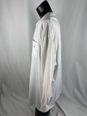 Polo Ralph Lauren T-Shirt Men’s BIG 2XB White Cotton Long Sleeve Pocketed
