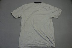 Vintage Polo Ralph Lauren Shirt Mens Large Gray Blue Striped Short Sleeve