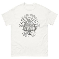 New Mens T-Shirt Trendy Streetwear White Black S, M, L, XL, 2XL, 3XL, 4XL, 5XL