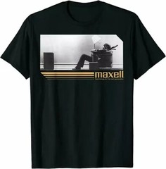 Maxells Funny Retro T-Shirt full size S to 5X