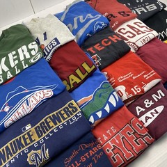 Wholesale Lot of 20 Men’s Sports Tee Shirts (Size Breakdown in Desc)