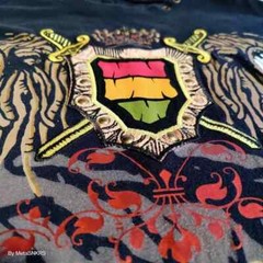 Rebel Spirit T Shirt Men 2XL Black Red Foil Gold Rasta Flag Lion Streetwear Used