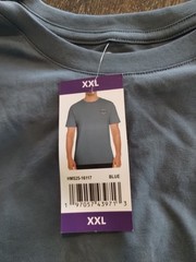 Hurley Ultra Soft Tagless 2-Sided Graphic T Shirt (Men’s XXL) Slate Blue Tee NEW