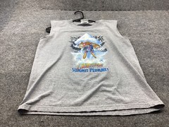Vintage Disney Blizzard Beach I Survived Summit Plummet Tank Top Gray X-Large