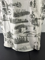 Harley Davidson T-Shirt Old Fashion Motorcycles Print Mens Large HD Harley Shirt