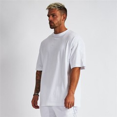 Zonbailon Mens Tshirt O-neck Cotton Breathable Short Sleeve Summer Plus Size