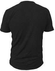 Gym Life® BLANK Tee Men’s Athletic T-Shirt Work Out Exercise Fitness Shirt Black