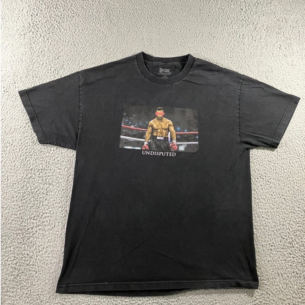 Mike Tyson Undisputed Graphic Tee Men XL Black S/S Retro 90s Grunge Streetwear