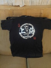 Shanghai Black Graphic Short Sleeve T Shirt Size XXL 2XL