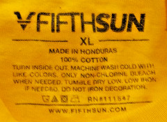 FIFTH SUN SIZE XL MENS YELLOW BRASIL T SHIRT – NWT & FREE FAST SHIPPING