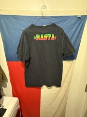 Vintage Fruit of the Loom Bob Marley Rasta Smoking Graphic T-Shirt