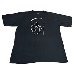 Vintage 90s Hardcore Kenya Shirt Mens 2XL Art Abstract Tee Faded Black