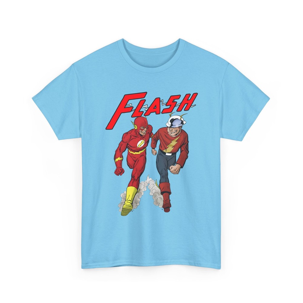Flash T-Shirt John Byrne Art DC Comics Barry Allen Jay Garrick Vintage-Style Tee