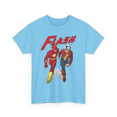 Flash T-Shirt John Byrne Art DC Comics Barry Allen Jay Garrick Vintage-Style Tee