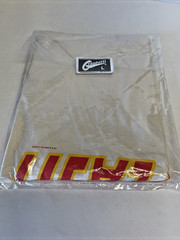Vintage Hanes Heavy Weighty L DC Comics The Flash Graphitti Red T Shirt NWOT