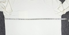 Men’s Crew Neck T Shirt 5XL Cream Goodfellow & Co Long Sleeve Big & Tall Cotton