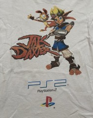 Vintage Jak and Daxter 2001 PlayStation 2 Video Game Sony Promo Shirt Medium Tee