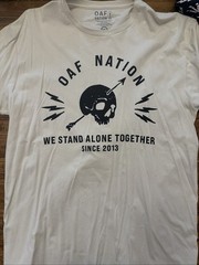 OAF Nation Men’s XL T-shirt Lot. Next Level Apparel Staccato Brand – See Photos