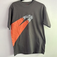 TRUTH Brand Orange Binoculars Anti Tobacco Men Medium Shirt No Smoking Vintage