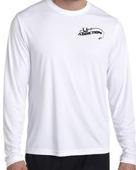Salt Addiction life microfiber crab crabbing fishing long sleeve t shirt 50+ uv