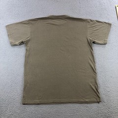 Rothco Shirt Mens Large green Crewneck Basic Tee T-Shirt Poly Cotton Casual