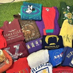 Vintage Y2K Emo Crewneck Sweatshirt Cartoon 90s 00s Retro Bulk Mixed Lot Of 21x
