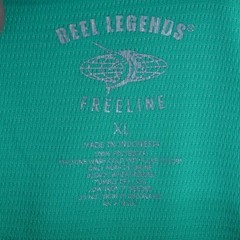 Reel Legends Short Sleeve Shirt Size XL Polyester – Green