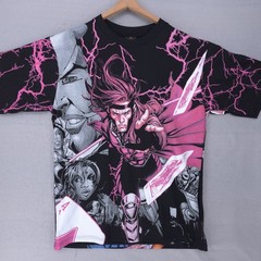 Gambit X-Men Marvel Shirt Mens XL AOP Modern Crown Tag All Over Print