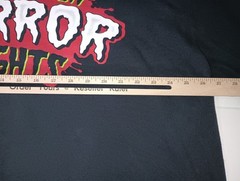 Halloween Horror Nights HHN 2023 Studio Screamers Black Long Sleeve T-Shirt 3XL