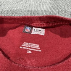 NFL Team Apparel Arizona Cardinals T-Shirt Mens 3XL Red Excellent Dad 1 Graphic