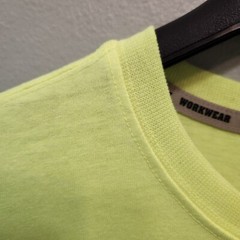 Wrangler Workwear Safety T-Shirt Men’s 3X-Large Pen Pocket High-Viz Yellow *NEW*