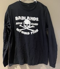 Badlands Off Road Park Attica, IN Long Sleeve T-Shirt Size L (*see description)