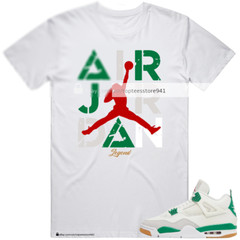 White T-Shirt To Match Air Jordan 1 Low SE Lava Glow