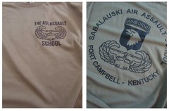 AIR ASSAULT 101 Airborne School SABALAUSKI T-Shirt XL Ft Campbell NEXT LEVEL