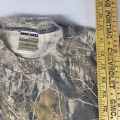 Jerzees Outdoors Mens 2x Mossy Oak Break Up Camo Long Sleeve Tee W/Pocket