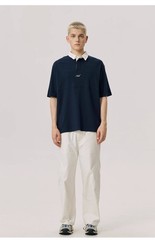 KITH Embroidered Patchwork Polo Shirt Men Summer Cool Casual Top