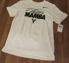 Nike Kobe Bryant That’s Mamba Tee T-Shirt Size Large White HQ1757 100 Brand New