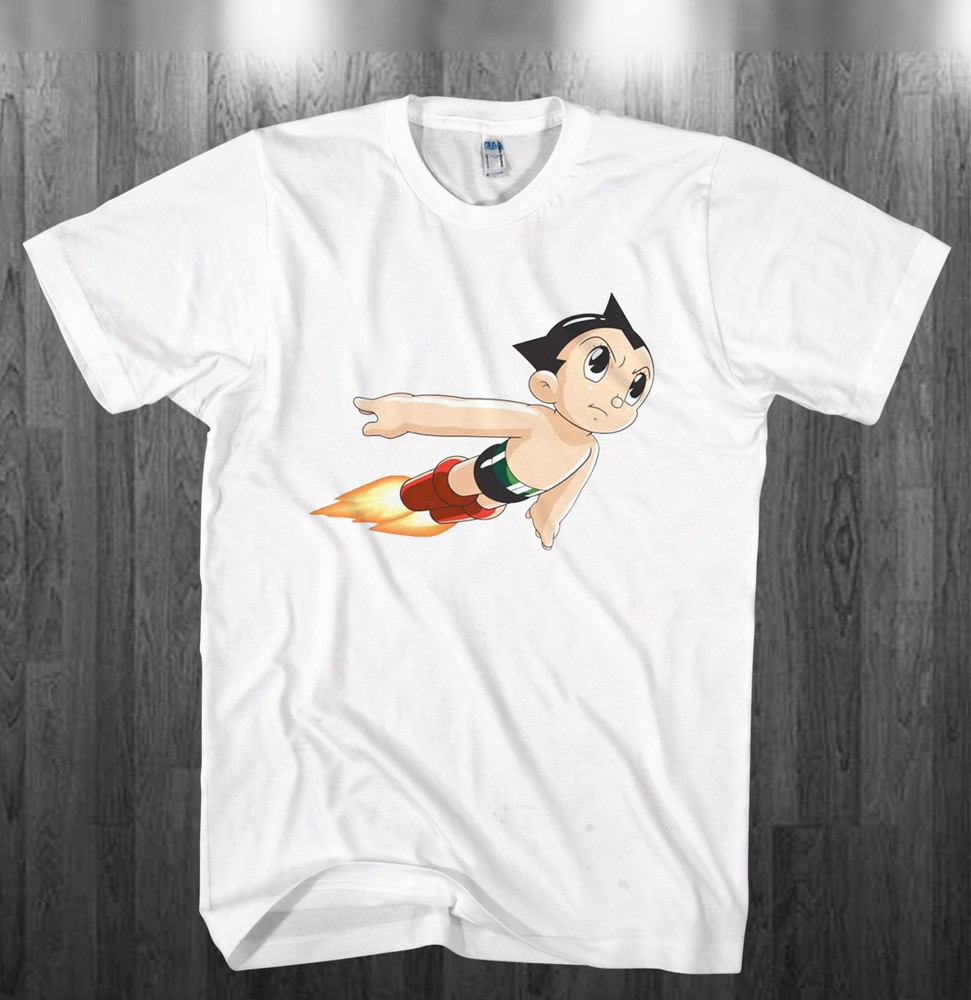 Astroboy T-shirt Astro boy super hero robot cartoon Shirts Adult Kids sizes