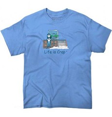Life is Crap Funny House Wife Problems Gift Womens Graphic Crewneck T Shirt Tee