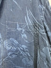 TOMMY BAHAMA 100% Silk Aloha Blue Hawaiian Camp Shirt Men XL Beach Resort Vacay