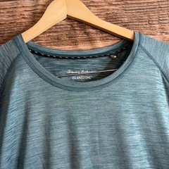 Tommy Bahama Shirt Mens 3XLB Green Short Sleeve Tee Pullover Fishing Hiking Big