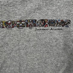 VTG Juneau Alaska Shirt Mens Medium Delta Pro Weight Raven Beaver Bear Tee
