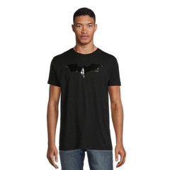The Dark Knight Mens Batman Tonal Black Shirt New S-3XL