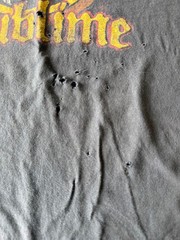 Vintage Sublime Band Tee Shirt XL Black Distressed Lou Dog 2006 Concert Tour