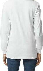 3 pcs Gildan Adult Ultra Cotton Long Sleeve T-Shirt, G2400 Size XX-Large White