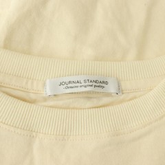 Journal Standard S/S Tshirt Cut and Sew L Beige Yellow /AQ OS SH Men’s