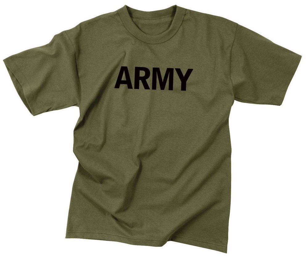 Rothco 60136 Mens Army Olive Drab Military Training T-Shirt (Choose Sizes)